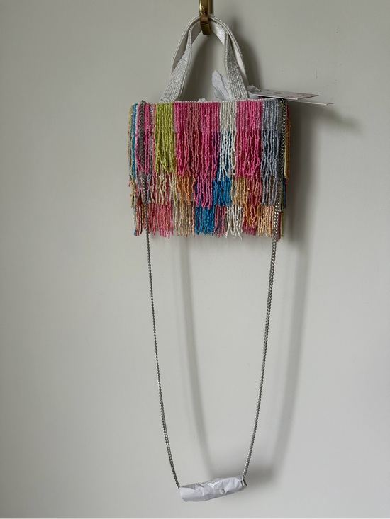 Handbags - Viral beaded colorful Fringe Crossbody Bag